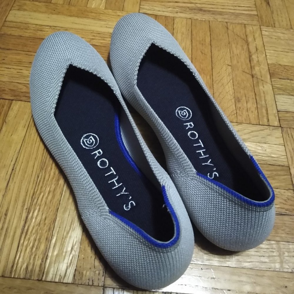 Rothy's Flax Birdseye Size 7 Flats